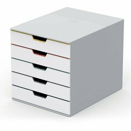 DURABLE OFFICE PRODUCTS Drawer Box, White Drawers, 11-1/2inWx14inDx11inH, Multi DBL762527